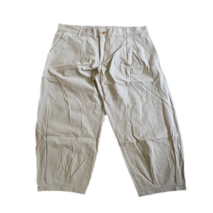 BTTJOB x Washed Cotton 17SS#冠希折痕卡其长裤# pants#包浆#