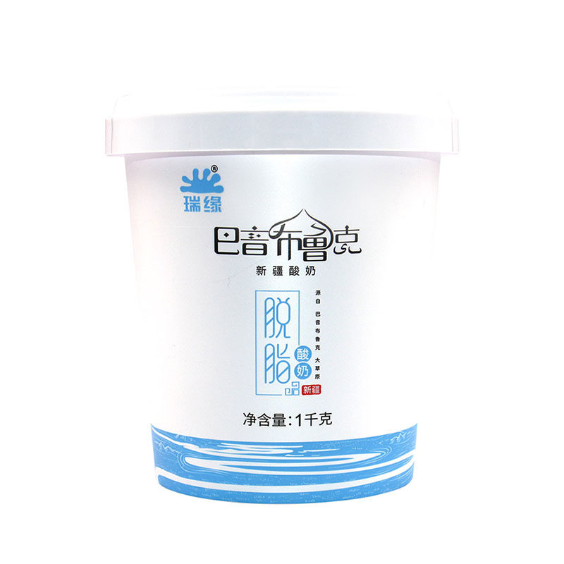 新疆瑞源酸奶1kg大桶低温家庭装