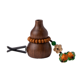 车载扩香木摆件实木小葫芦汽车香薰中控台装饰扩香器家居桌面礼物