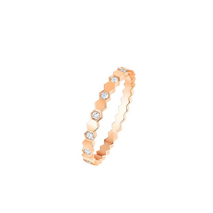 CAMIERY 个性精致蜂巢戒指女设计小众轻奢高级感 18k金不掉色戒指