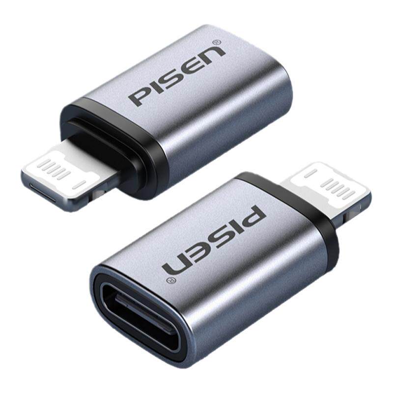 品胜适用苹果17转接头lightning母口转typec数据线转接口C口pd60W手机充电iPhone16转换头14母转