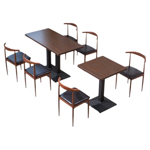 餐桌家用长方形桌子出租屋公寓经济型饭桌餐饮商用饭店食堂餐桌椅