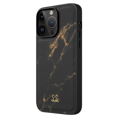 高级感原创简约金沙皮质手机壳