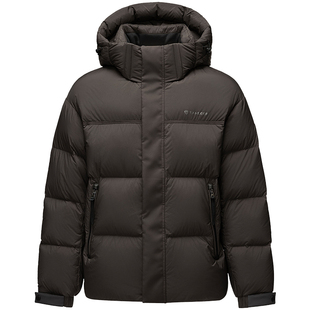 坦博尔户外2025新款90鸭绒泡芙羽绒服短款男款保暖面包服羽绒外套