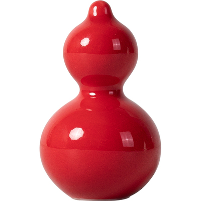 中式精品趣味迷你陶瓷创意小葫芦摆件家居办公室桌面小装饰品配件