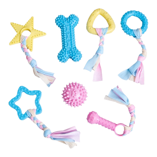 幼犬狗狗玩具解闷神器耐咬磨牙棒小狗狗泰迪柯基小型犬宠物咬胶球