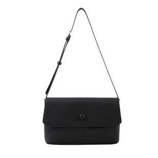 TR系列Sally纽扣包真皮手提单肩斜挎进口胎牛皮极简通勤手机包女