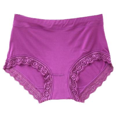 内裤女士三角短裤头中腰蕾丝大码