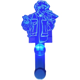 定制周深应援灯牌演唱会周边亚克力手灯应援棒荧光棒应援物挂件