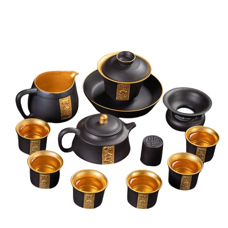 石茗堂高档紫砂茶具套装