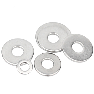 304不锈钢平垫片加大加厚平垫圈圆形金属薄垫圈螺丝介子M1.6-M30