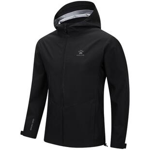 KELME卡尔美冲锋衣男2025冬越野登山服户外防风徒步软壳梭织外套