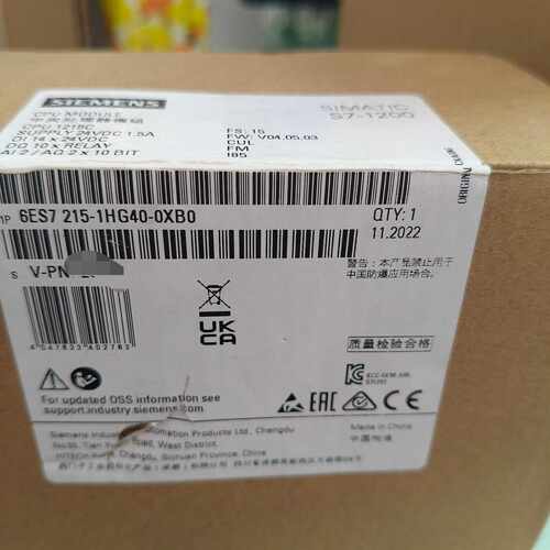 （请询价）西门子SIMATIC S7-1200 CPU模块，型号6ES