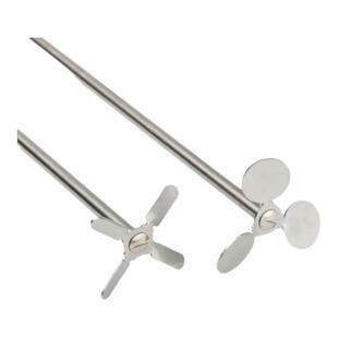 繁沃304不锈钢搅拌桨实验室叶片三叶四叶十字搅拌棒机械搅拌杆