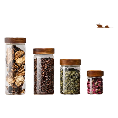 玻璃咖啡粉密封罐咖啡豆保存罐