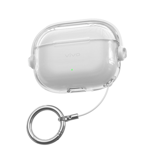 适用vivo TWS 4透明简约耳机壳4Hi-Fi版耳机套TWS5创意支架防丢保护壳软壳iQOOTWS2耳机套iQ00 TWS 5软保护套