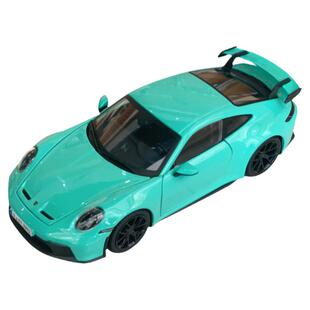 比美高1:24保时捷911GT3赛车合金车模摆件男孩玩具车仿真汽车模型