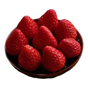 正宗丹东99草莓新鲜颜奶油九九甜牛奶草莓礼盒装大果空运当季水果