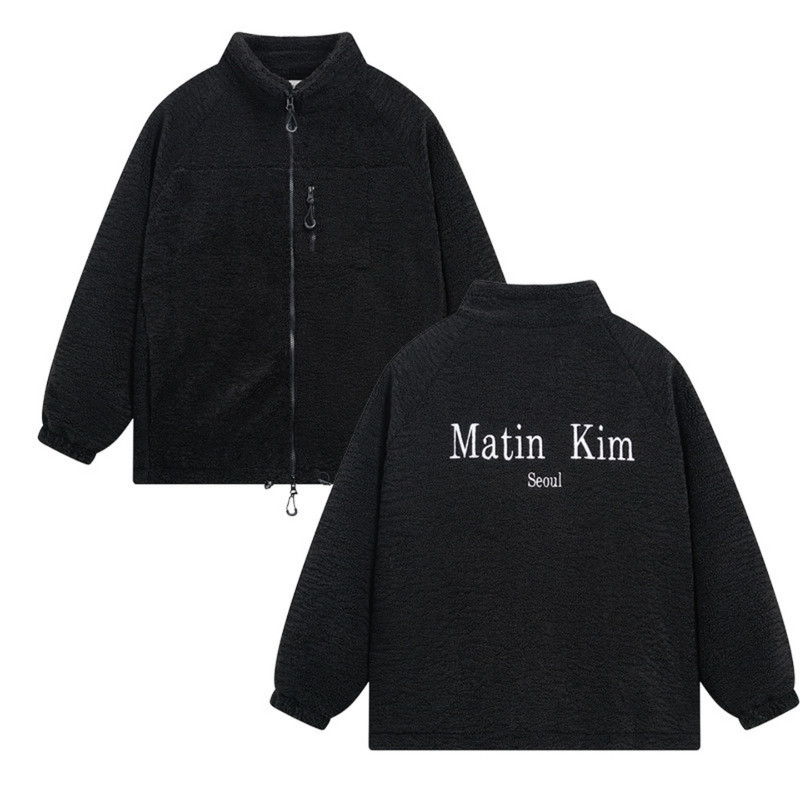 【官方正品现货】matin kim摇粒绒外套迪丽热巴同款羊羔绒上衣潮