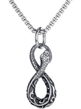 钛钢嘻哈男士欧美街头百搭项链