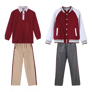 珠海市香洲区统一小学生校服加厚加绒外套冬装套装校服裤秋冬季