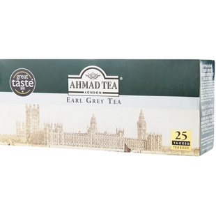 AHMAD TEA英国亚曼格雷伯爵红茶25个袋泡茶包做奶茶自制奶茶烘焙
