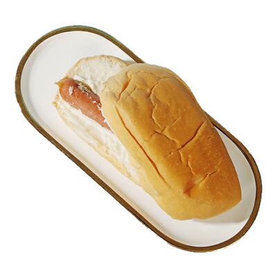 热狗面包火腿肠香肠夹心三明治学