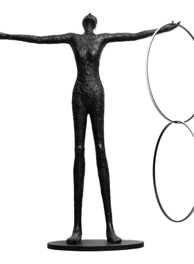 大型落地商场抽象艺术品人物雕塑