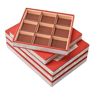 带盖首饰盘古风创意托盘翡翠珠宝展示盘防尘戒指手镯收纳盘首饰盘