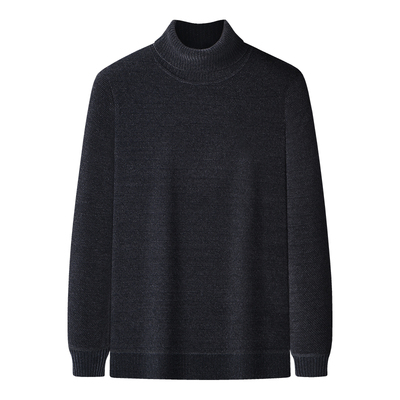 保罗2025新款长袖针织毛衣男士秋冬季保暖一体绒加绒加厚打底潮衫