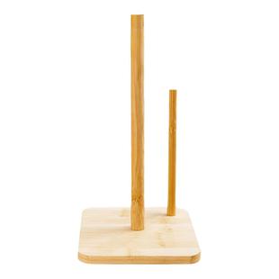 厨房纸巾架懒人抹布专用纸楠实木支架创意免打孔卷纸立式置物架子