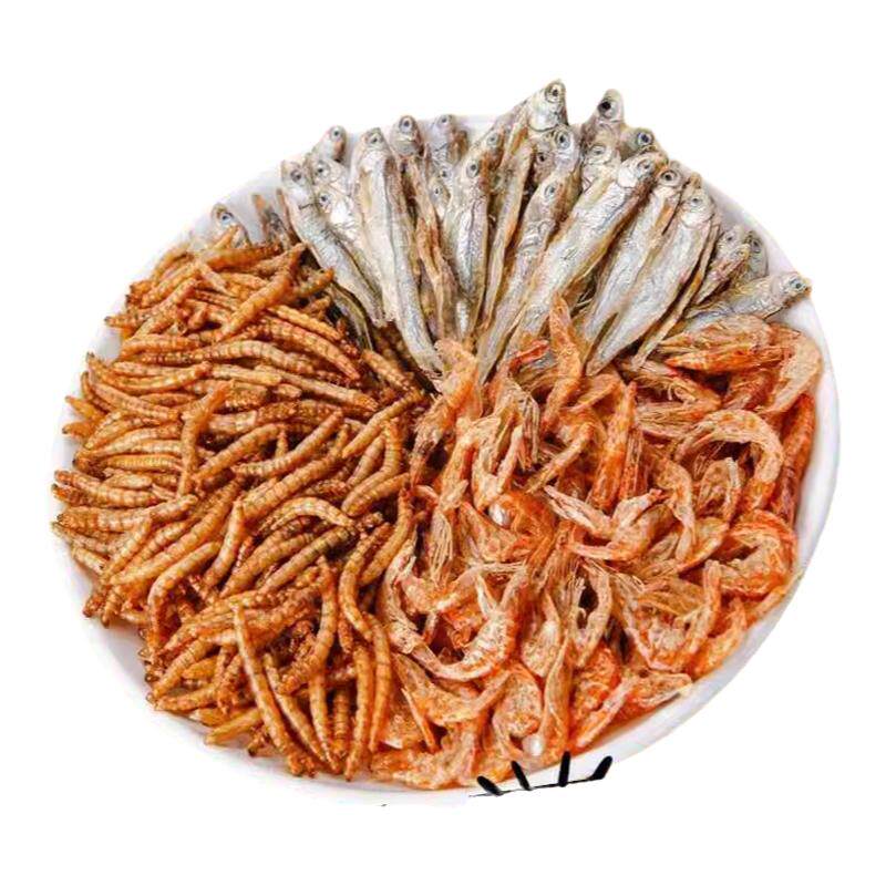 仓鼠粮食虫鱼虾三拼冻干