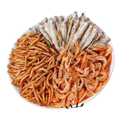 仓鼠粮食虫鱼虾三拼冻干