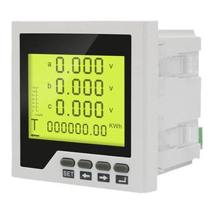 多功能表电力仪表三相数显示多功能表电压电流频率功率谐波表数显