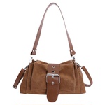 2025冬季新款小众设计手提包女高级感皮带扣单肩腋下包百搭斜挎包