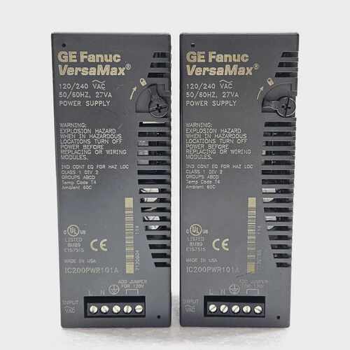 GE FANUC VERSAMAX IC200PWR101A POWER SUPPLY MODULE 120/240 V
