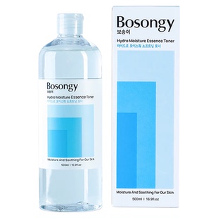 韩国Bosongy玻颂高保湿精华水500ml送湿敷棉补水修护敏肌爽肤水女