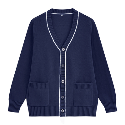 护士毛衣加绒加厚保暖开衫