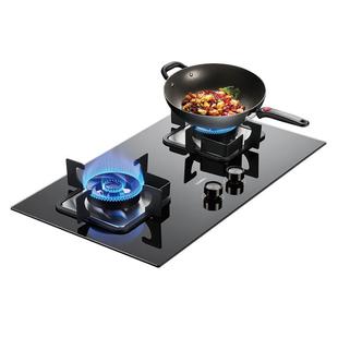 康纳猛火燃气灶家用双灶天然气灶头大火力台嵌入式液化气煤气炉