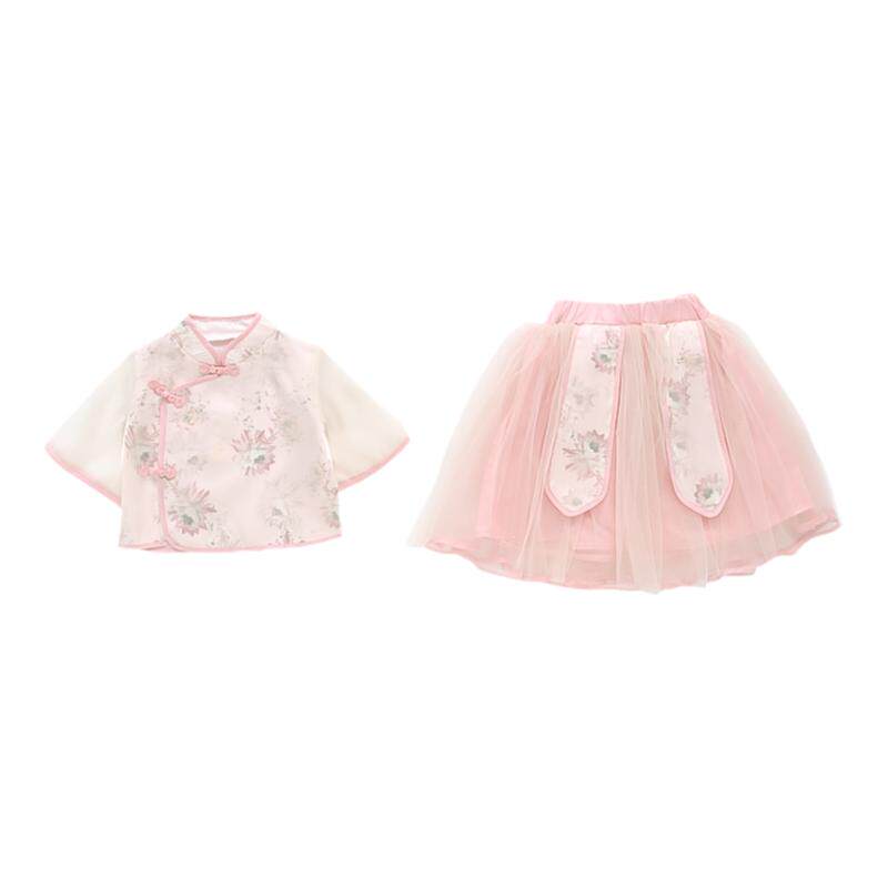淘小侠汉服女童夏款唐装古装纱裙