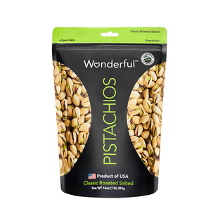 Wonderful万多福盐焗开心果散装坚果批发454g