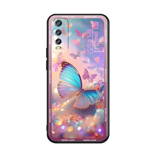 luckrider适用于vivoiQOOU1X手机壳iq00u1x软y30防摔iqoou1x趣味v2065a硅胶iqu1x可爱V2065A个性y30标准卡通i