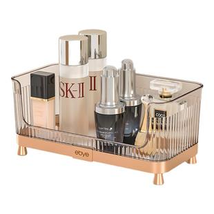 卫生间化妆品置物架桌面浴室护肤品收纳架太空铝高级感家用收纳盒