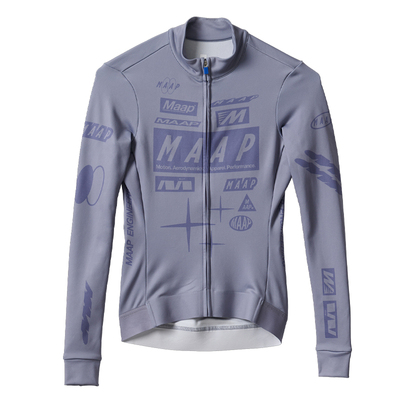 MAAP 女士 Drome 系列 加绒长袖骑行服 闪银紫