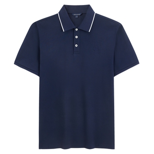 [100%棉]Brooks Brothers/布克兄弟男士26夏季新款镶边短袖Polo衫