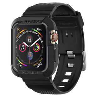 Spigen 适用于苹果apple iwatch9手表保护壳watch8/7/se/6/44保护壳45mm户外防摔TPU保护套表带外壳一体软壳