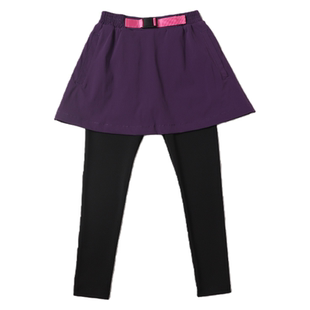 小虎宝儿吸湿速干裤子女童裙裤运动假两件儿童裙子打底裤春秋新款