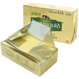 8月到期爱尔兰进口金凯利含盐动物黄油糕面包烘焙原料4块*200g