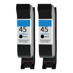 适用HP/惠普45墨盒惠普绘图仪墨盒喷架机油性不断线服装机CAD专用