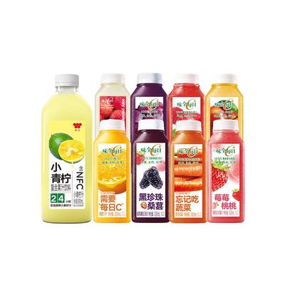 味全每日C果蔬汁300ml*9瓶+复合果汁饮料900ml*1瓶 冷藏饮品